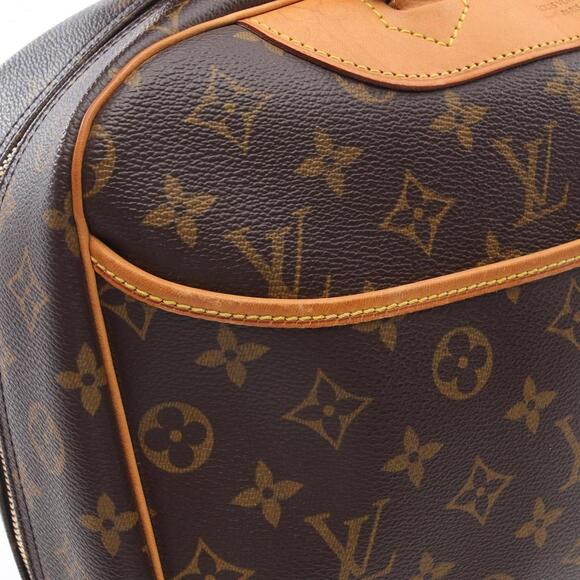 LOUIS VUITTON Brown Monogram Leather Deauville Bag - Picture 10 of 13